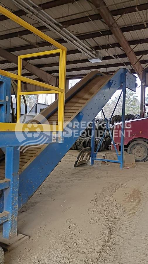 Used BCA ES2000 "Beast" Dual Shaft Shredder with Conveyors