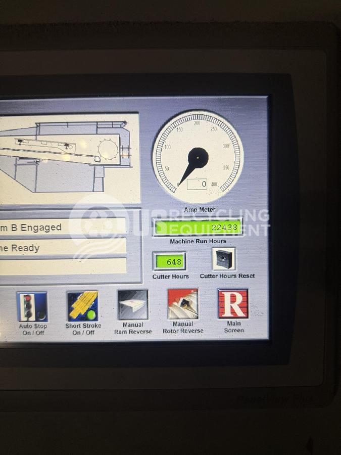 Used Vecoplan VAZ 1100 XL Shredder Stack System