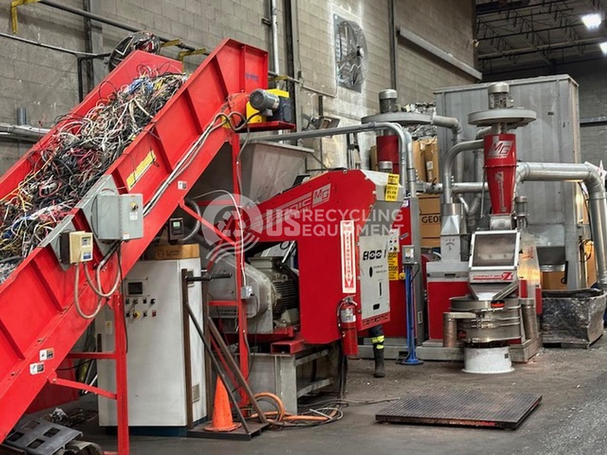 Used Cable MG380VZT Granulator System