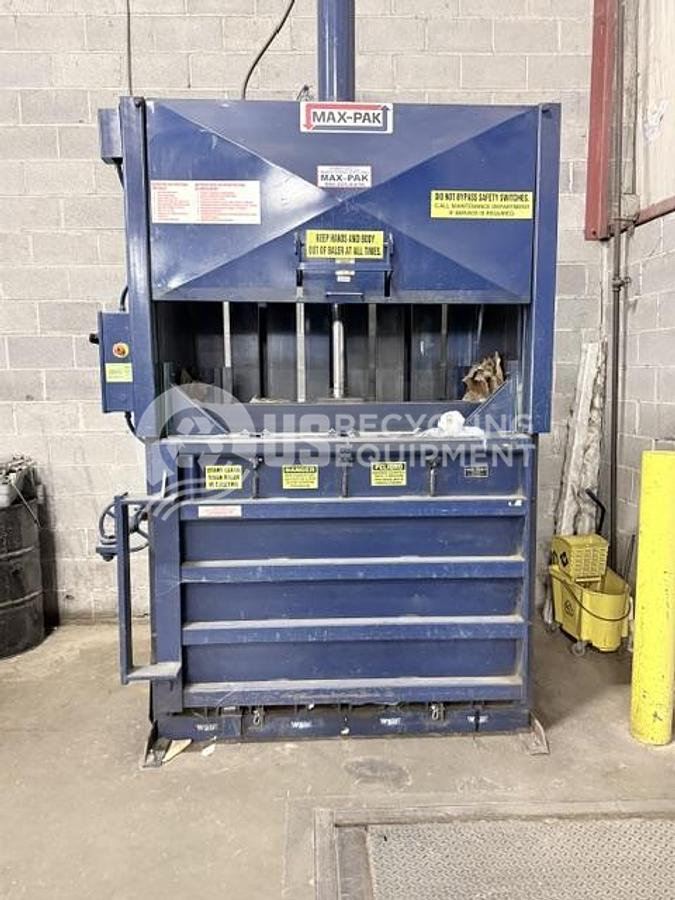 Used Max Pak MP-60HD-15 Vertical Baler