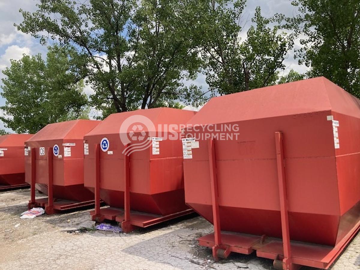 Used Wastequip Six (6) 40 Yard Octagon Receiver Containers