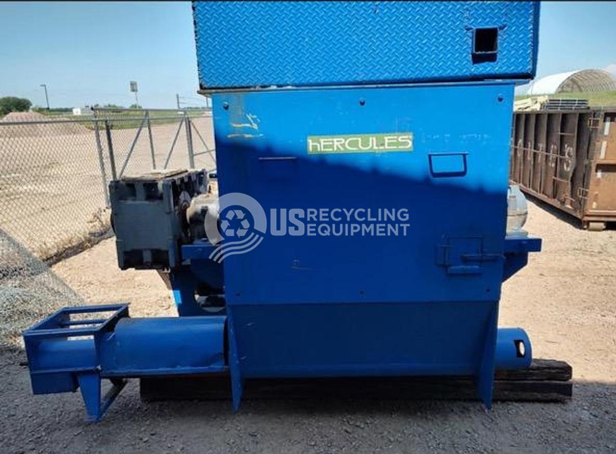 Used Hercules 70HP Single Shaft Shredder