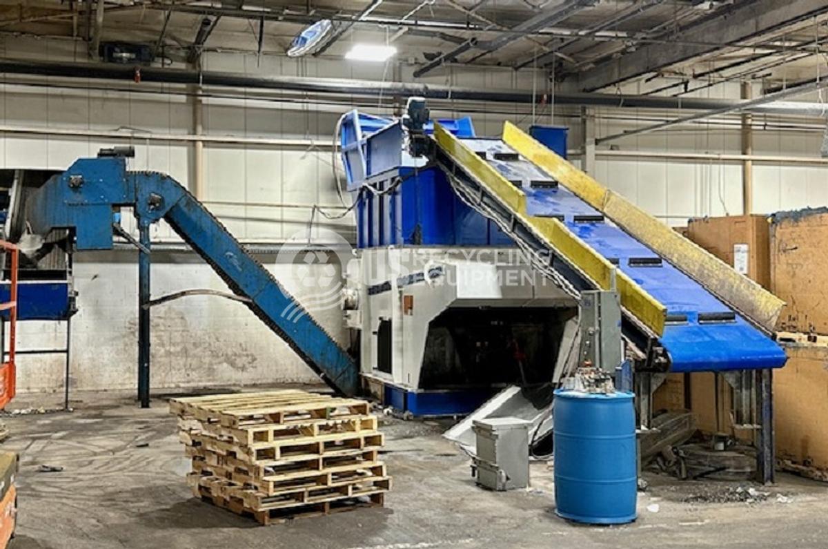 Used Vecoplan RG 70 Single Shaft Shredder