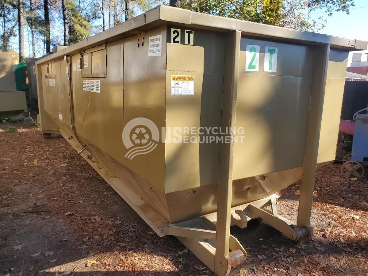 Used Unknown Manufacturer: Used Two (2) 30 Yard Receiver Boxes w/Augers