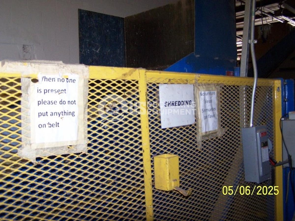 Used 2013 SSI Dual Shear Shredder w/Conveyor & Tipper