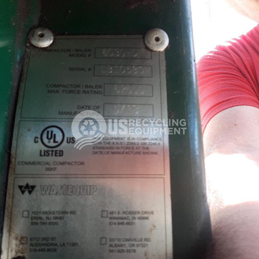 Used Wastequip Vertical Baler