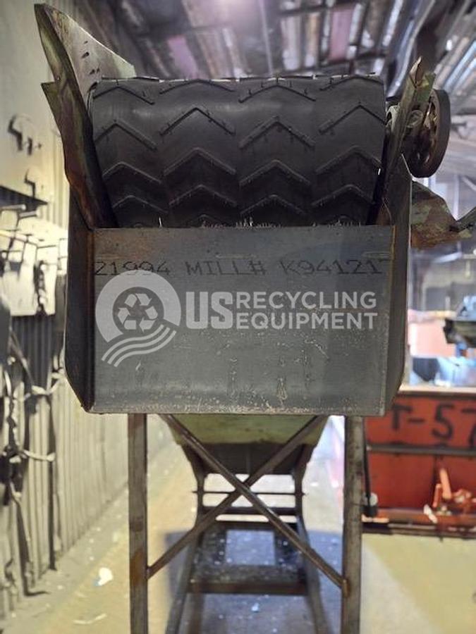 Used Can Pak 21994 Incline Conveyor with Mag Head Pulley