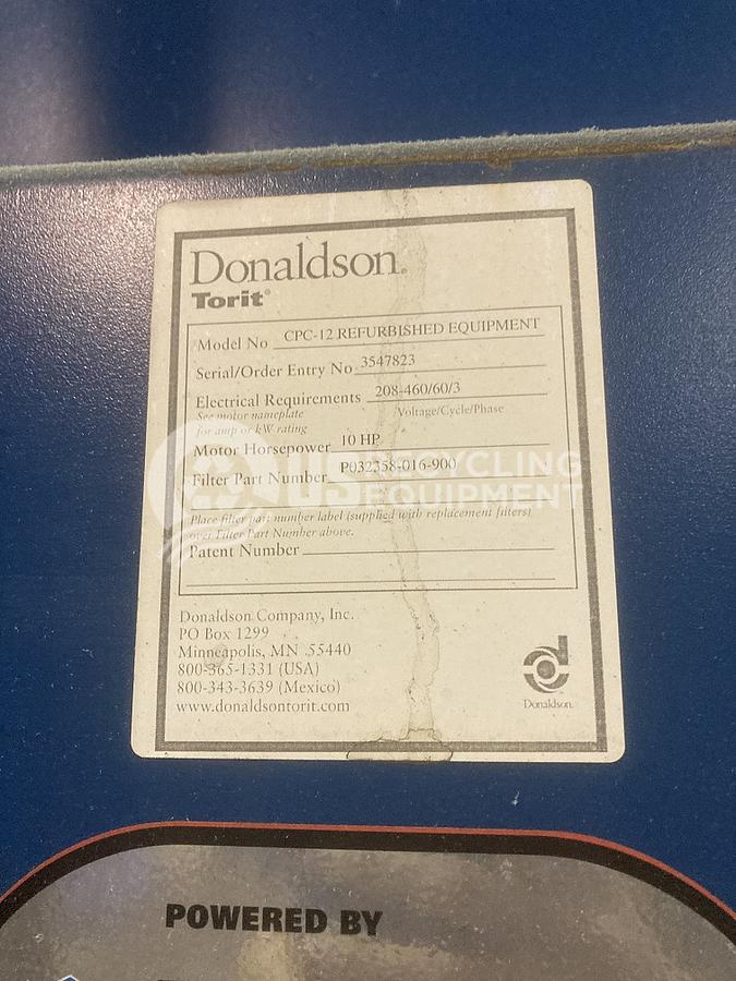 Used Donaldson CPC-12 Powercore Dust Collector
