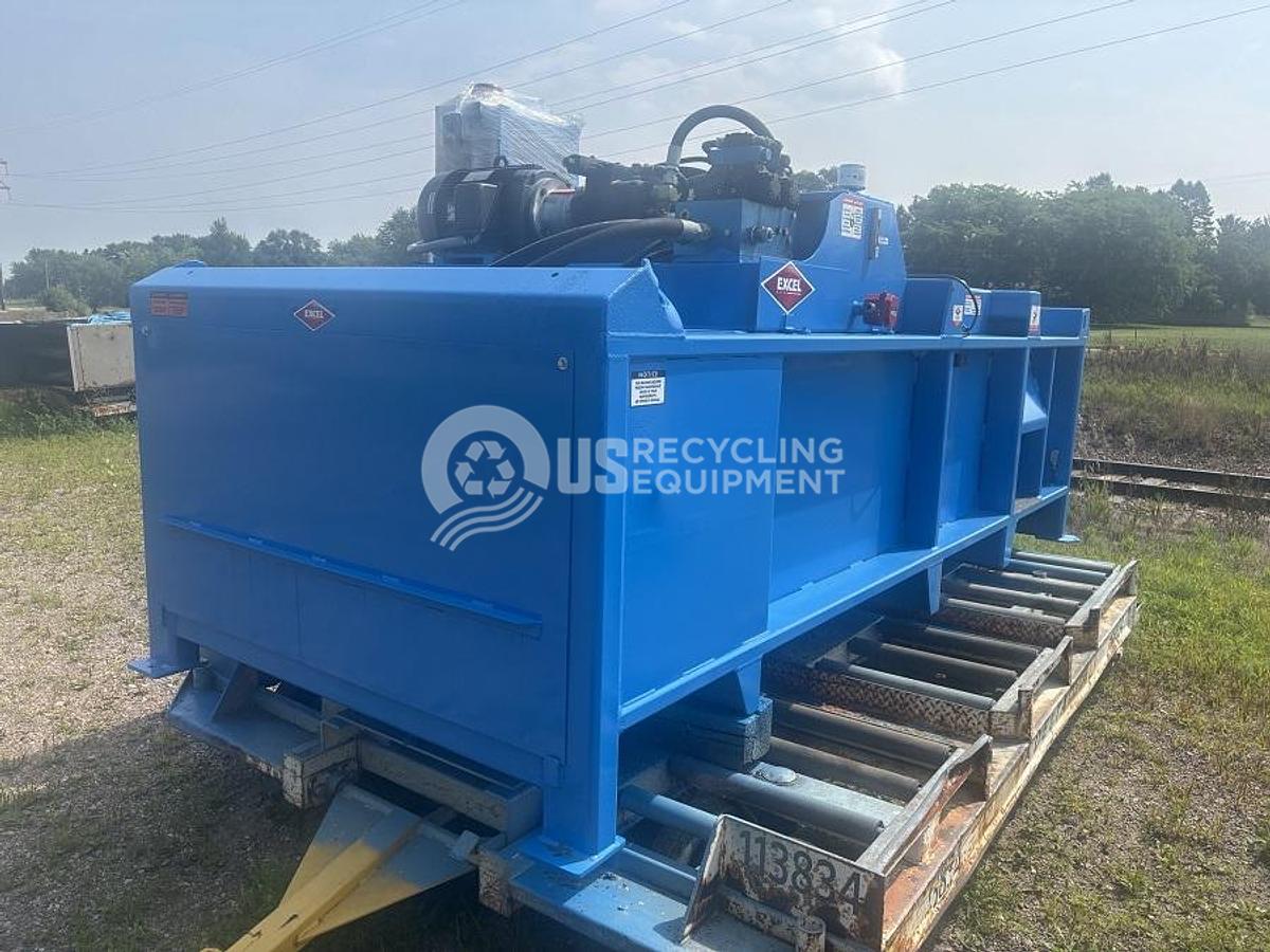 Refurbished Excel EX-63 Closed Door Baler with Conveyor