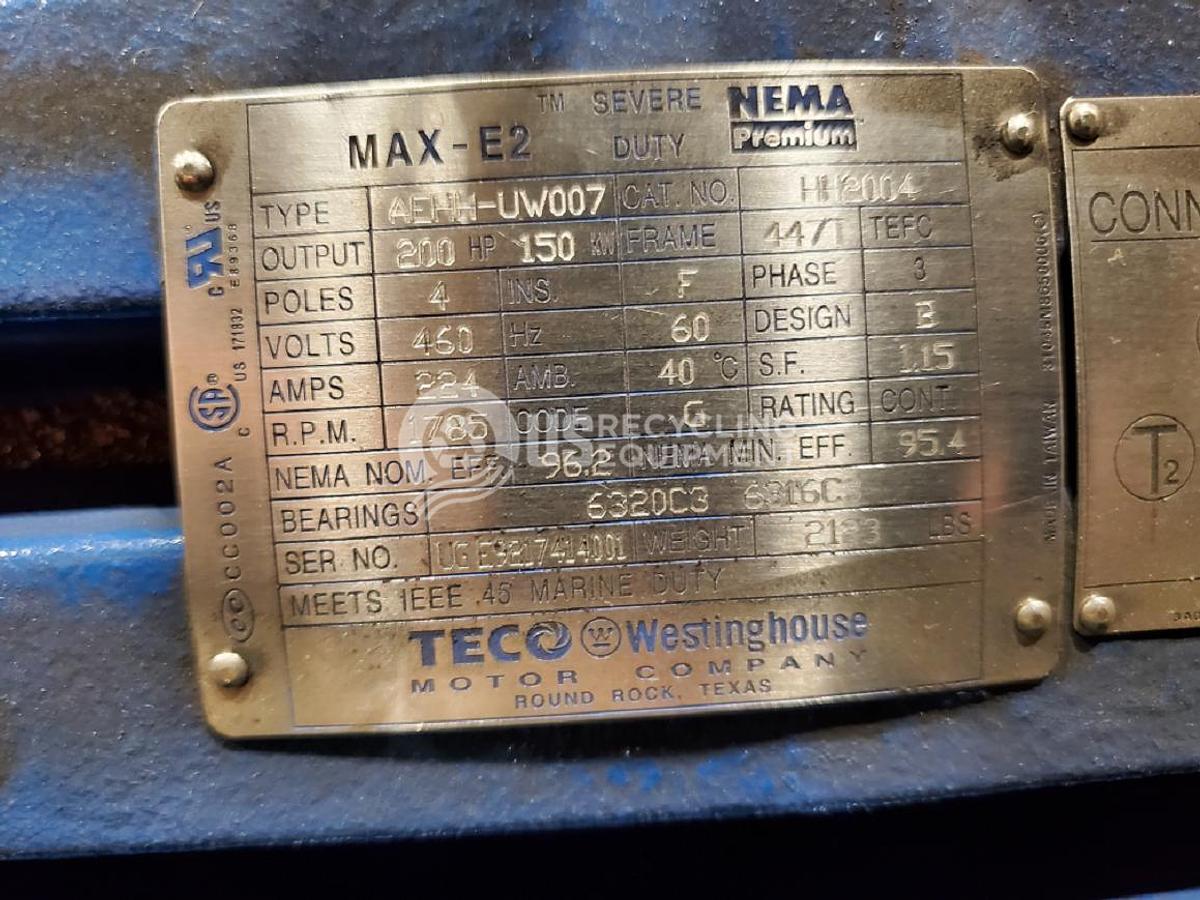 Used 2015 Cimme 200HP 6BJ G08070 B4 RD Turbo Mill