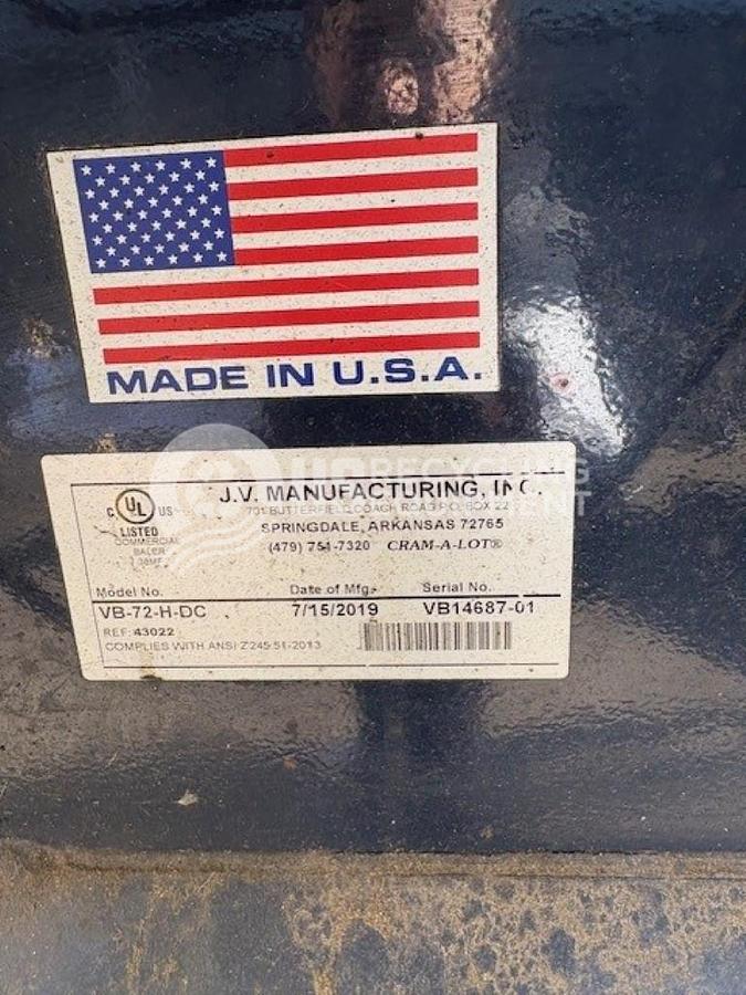 Used 2019 JV Manufacturing Five (5) VB-72-B-DC-HDC Vertical