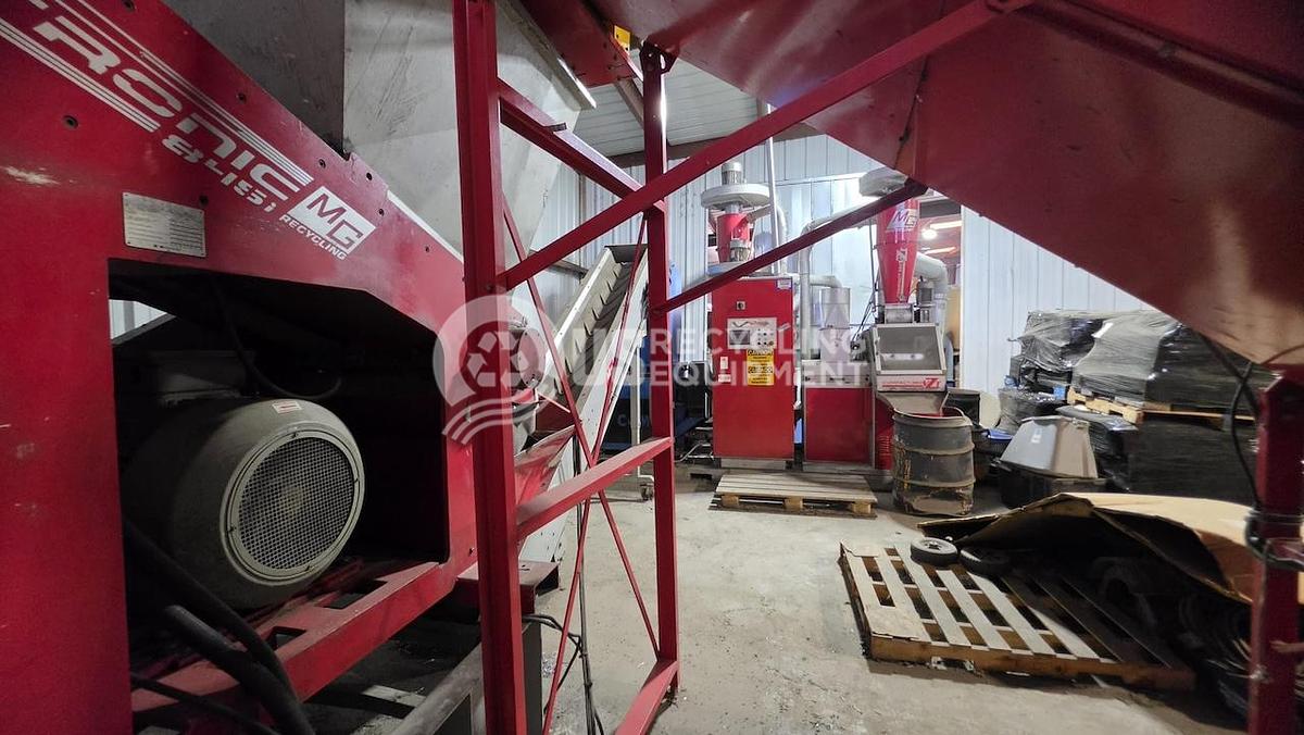 Used MG Recycling 380VZT Wire Granulation System