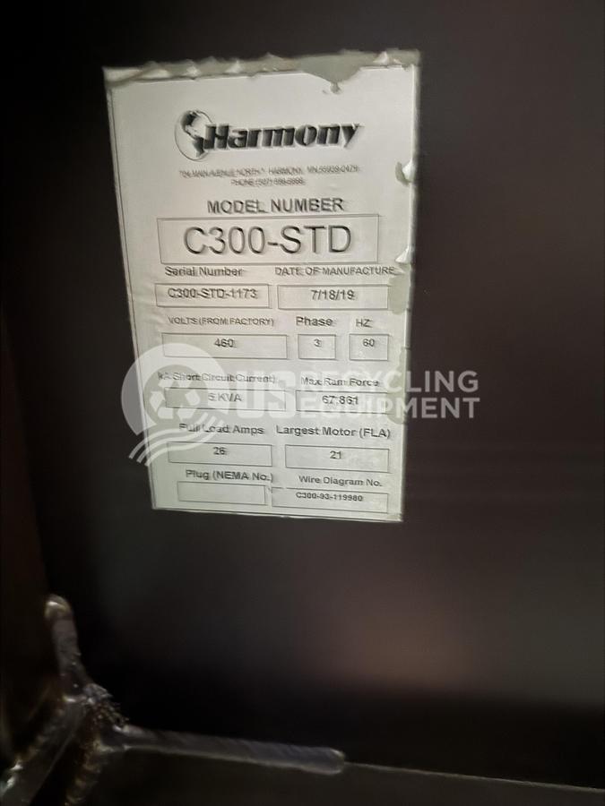 Refurbished 2019 Harmony C300-STD Stationary Compactor