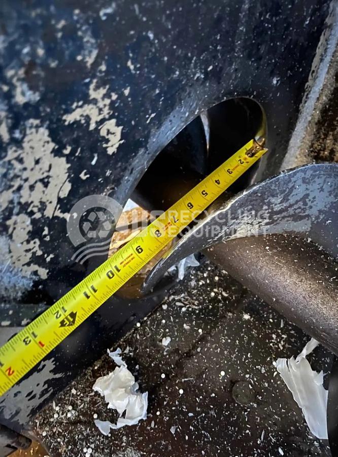 Used Shred-Tech A-570 Single Shaft Shredder & Infeed Conveyor