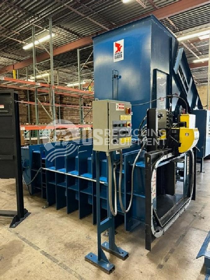 Used American W409L-60 with Steel Belt Infeed Conveyor