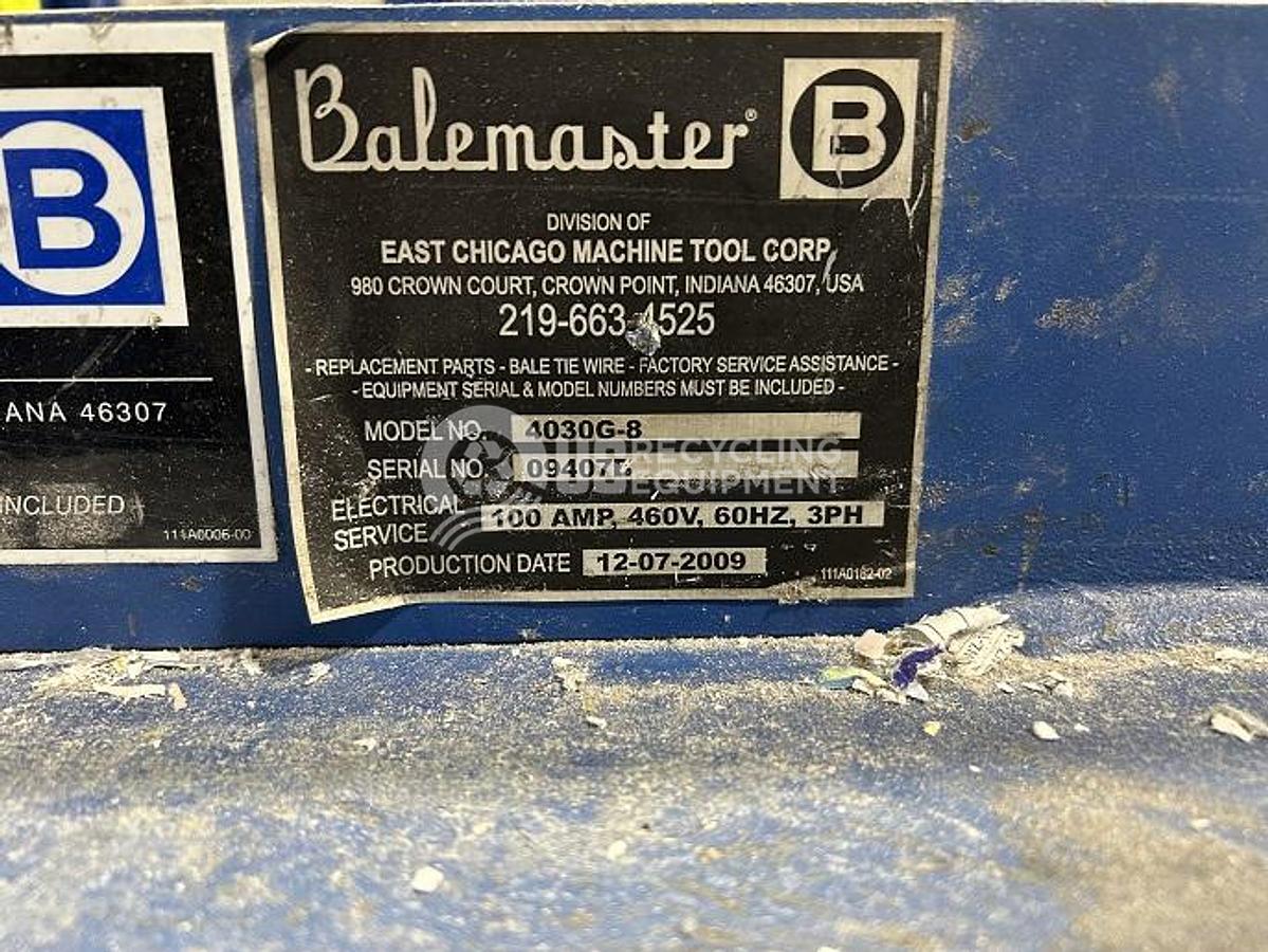 Used 2009 Balemaster 4030G-8 Auto Tie Horizontal