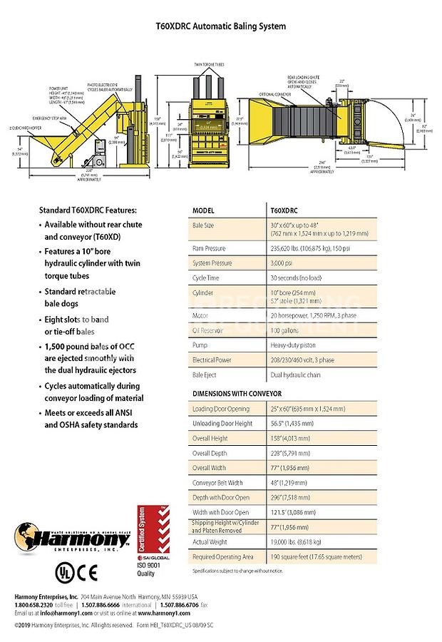 Used Harmony T60 XDRC