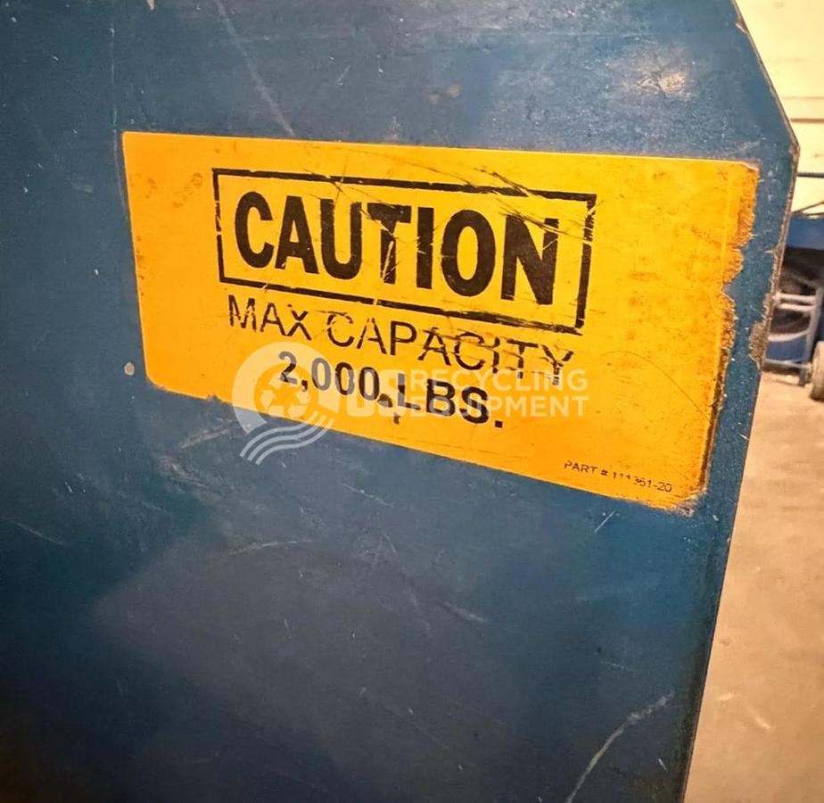 Used 2007 Vecoplan RG-42/40XL Single Shaft Shredder