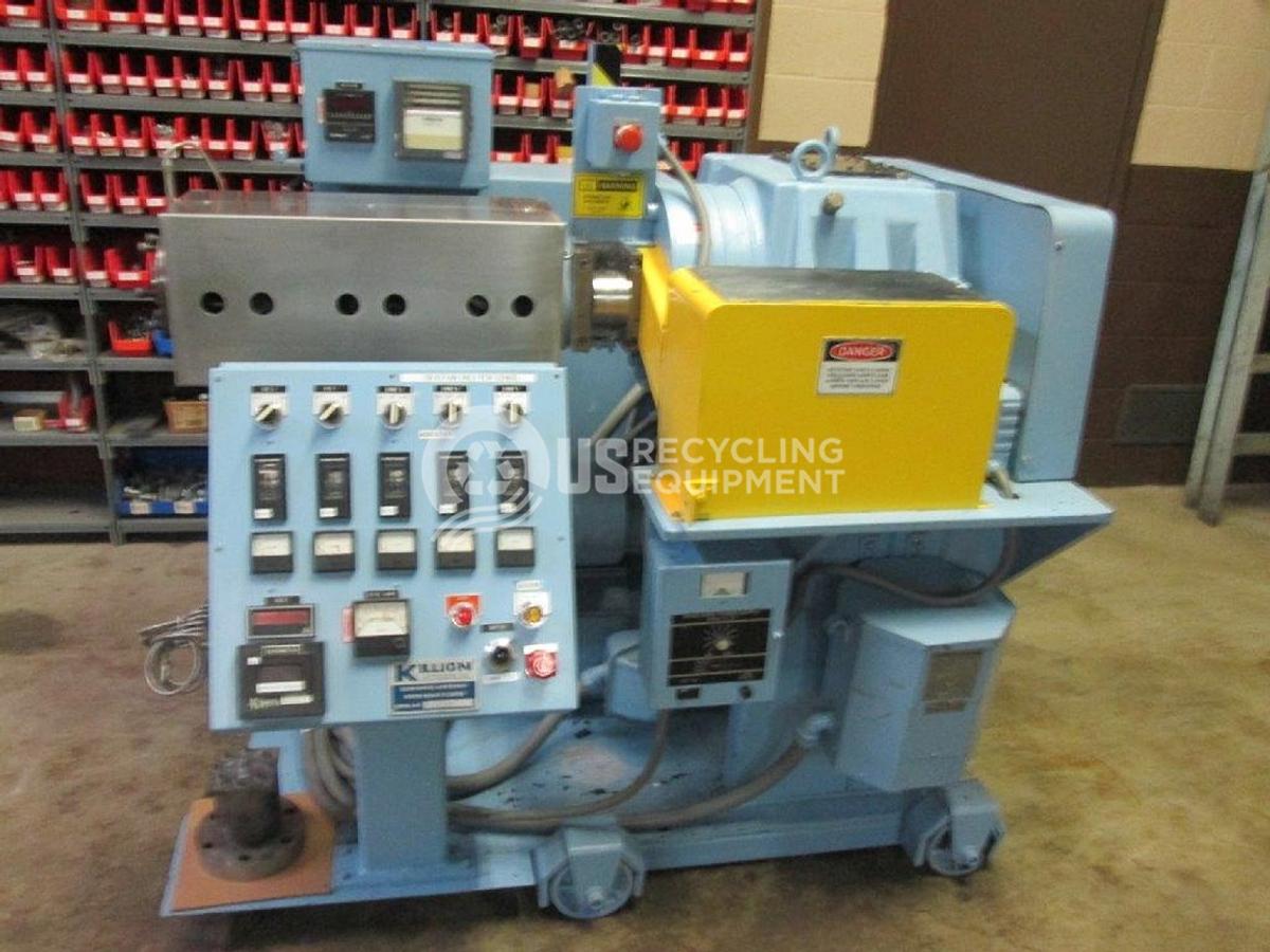 Used Killon Davis 2-1/2 Hot Melt Rubber Extruder
