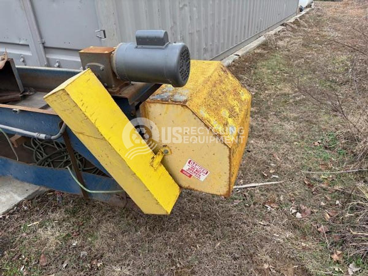 Used RES 17'L X 24"W Conveyor with Magnetic Head Pulley