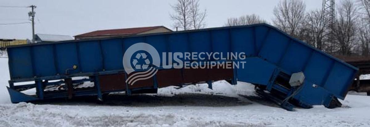 Refurbished 2012 EnduraVeyor 72" Wide Cleated Steel Belt Conveyor