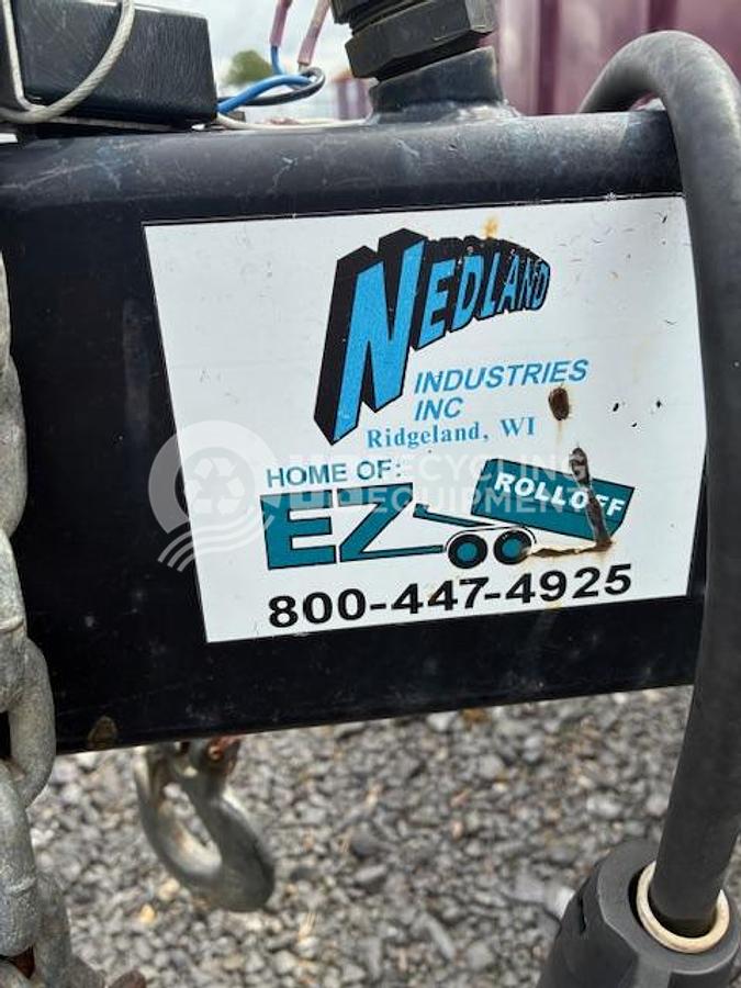 Used Nedland 16K Hydraulic Roll Off Trailer & 6 Dumpsters