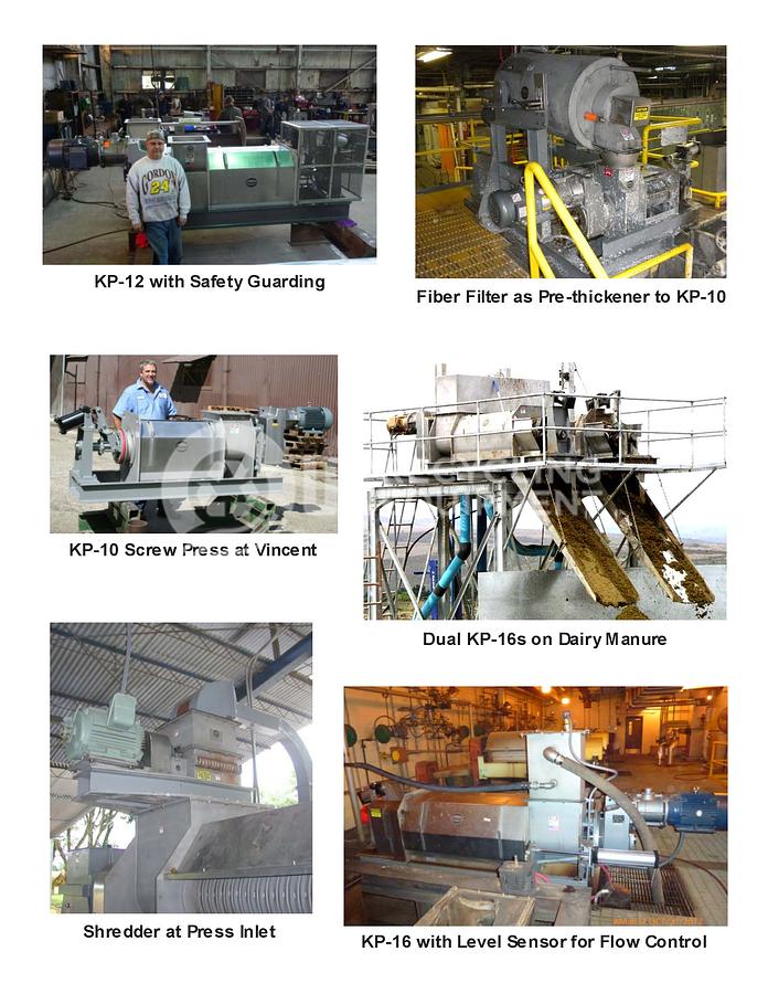 Used Vincent KP-10 Screw Press