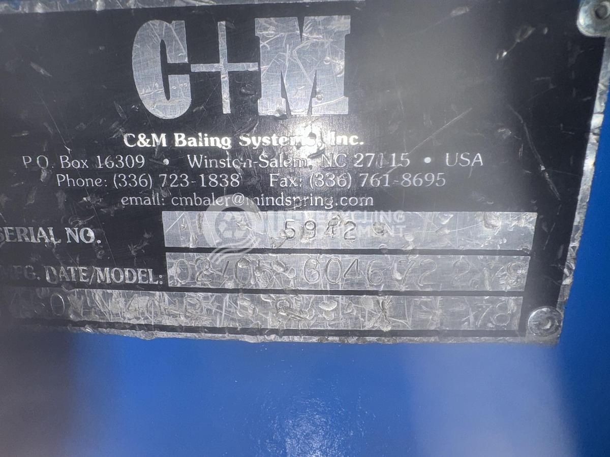 Used 2005 C & M 6046-72 2T8 Manual Tie Horizontal