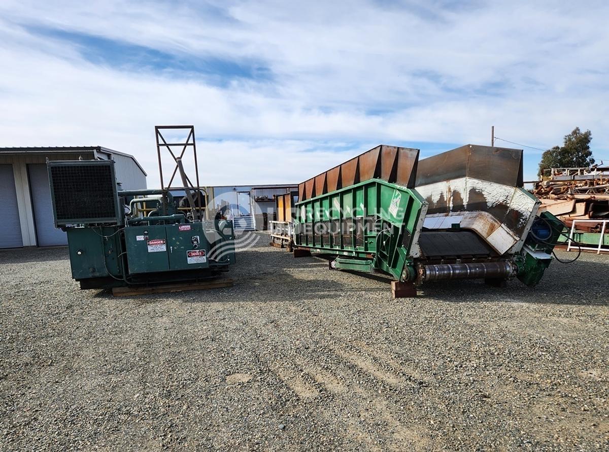 Used 1995 Harris HRB-918W Horizontal 2 Ram with Krause Conveyor & Accent Wire Tier