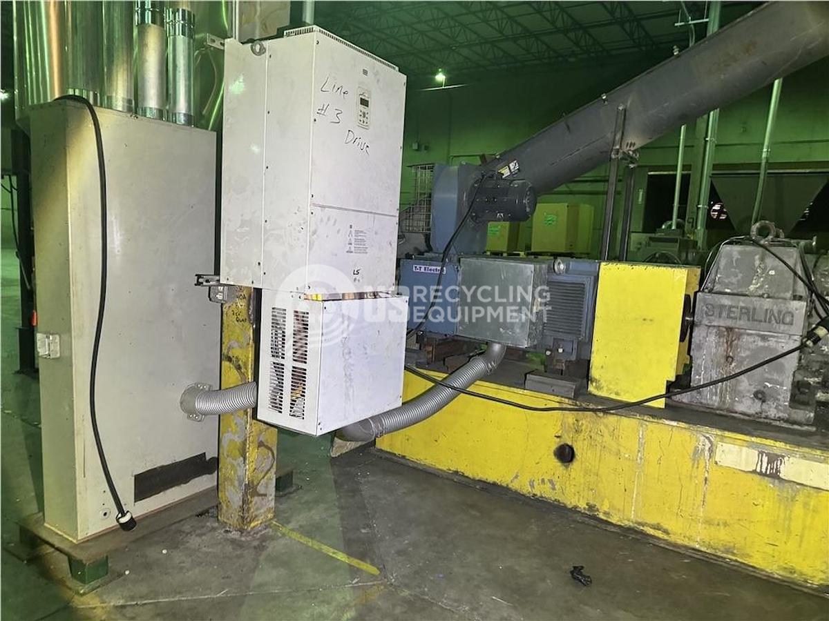 Used Sterling 6 inch Gala Pelletizing Line