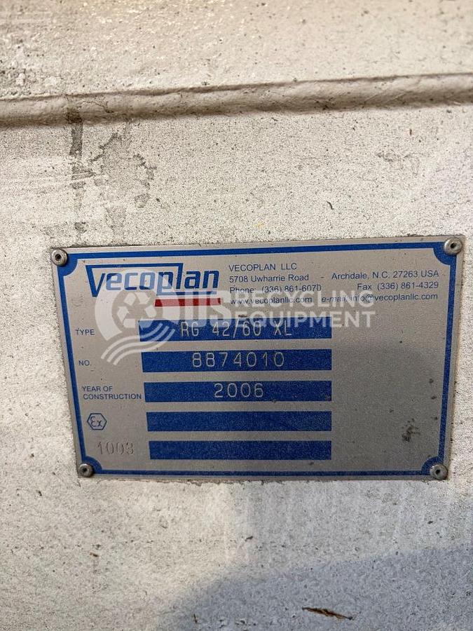 Used 2006 Vecoplan RG-42-60-XL Single Rotor Shredder