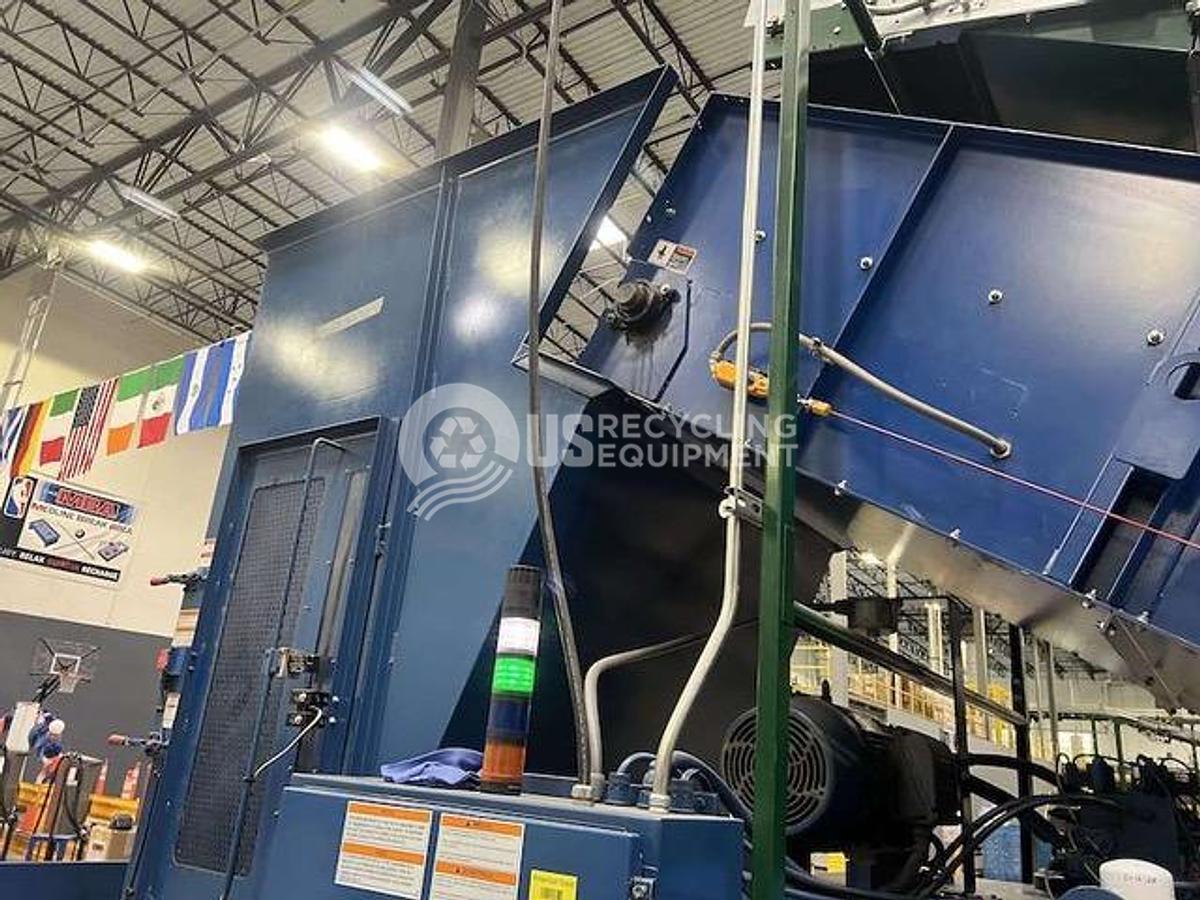 Used 2014 American Baler PW3560 Closed Door Horizontal Baler with Conveyor