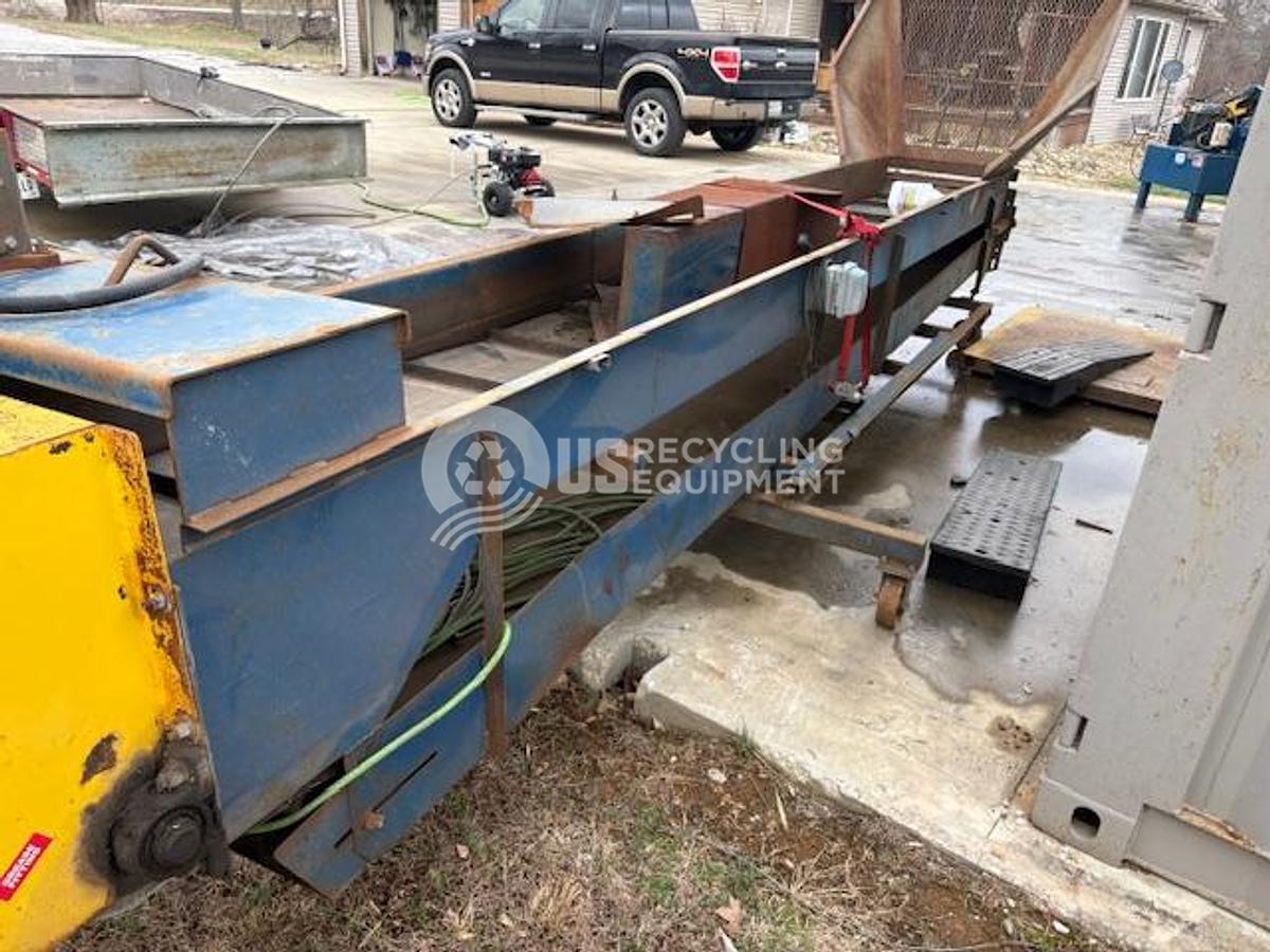 Used RES 17'L X 24"W Conveyor with Magnetic Head Pulley