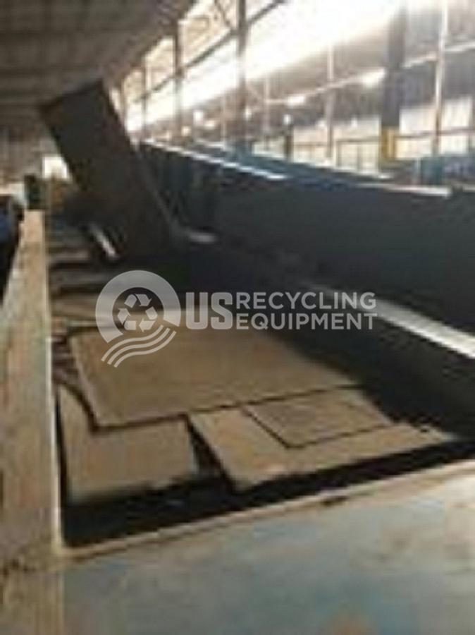 Used Vecoplan RG70-200K Single Shaft Shredder with Conveyor