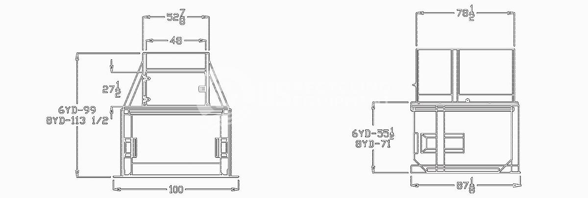 Rudco 6 Yard Stationary Vertical Compactor