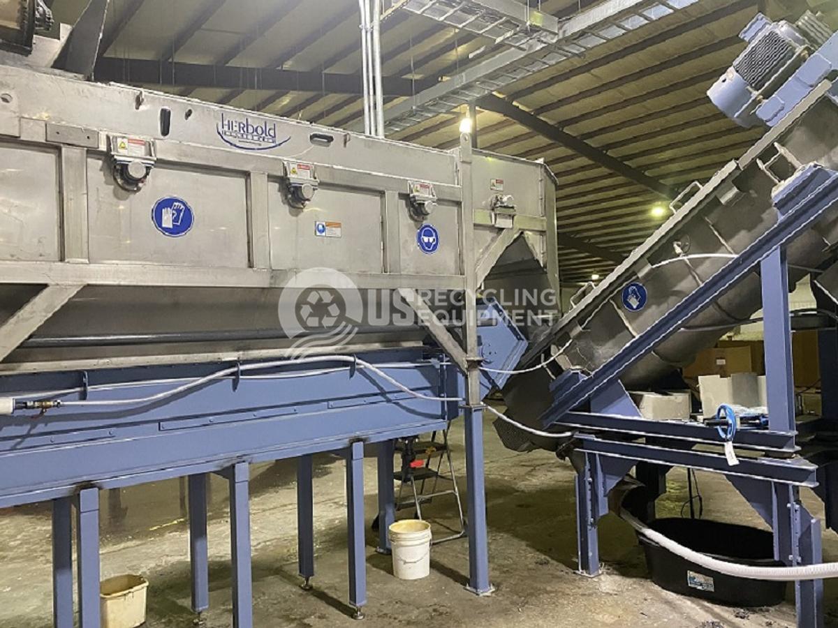 Used 2021 Herbold Plastics Wash Plant