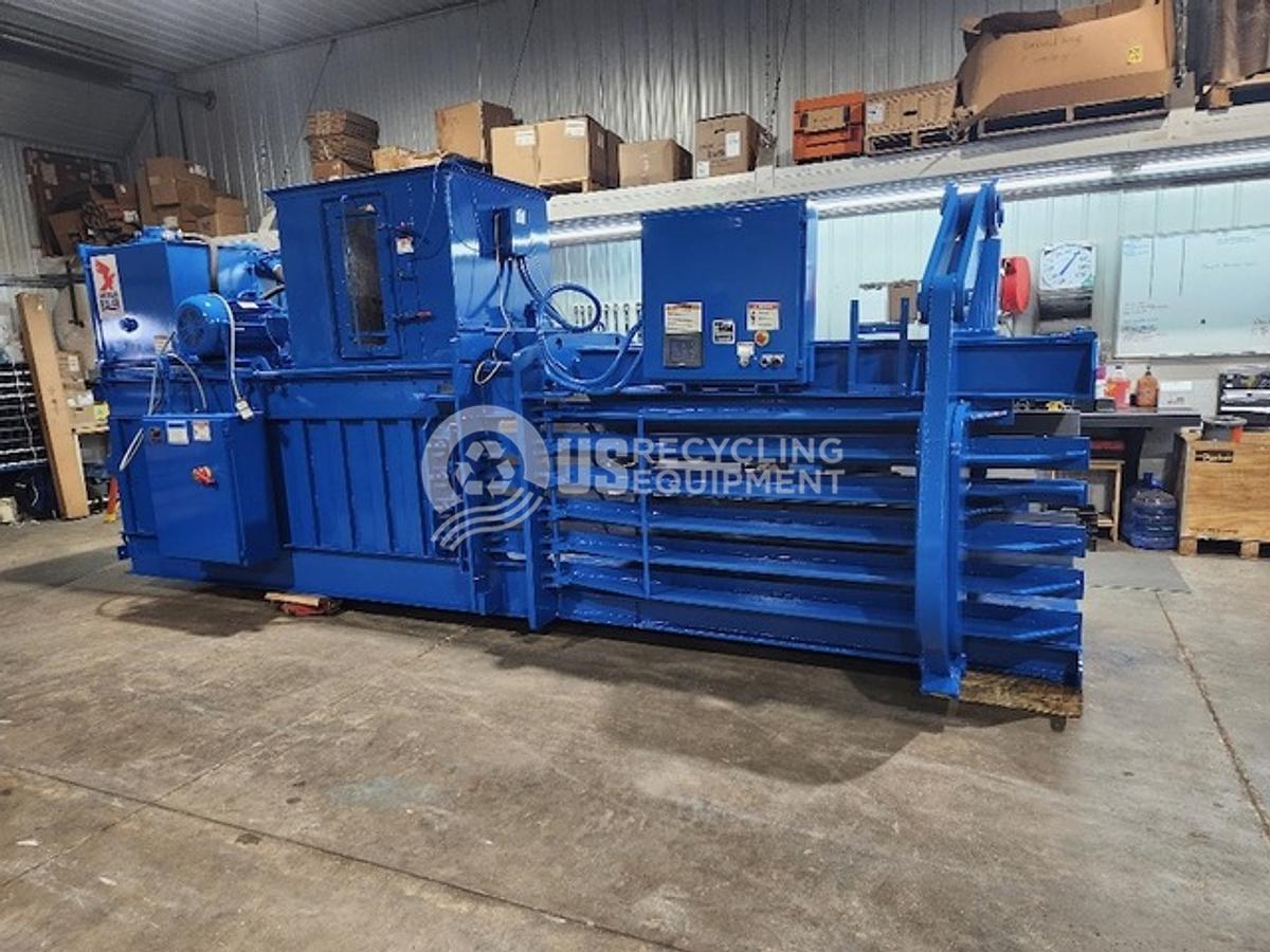 Refurbished American 5042H-1030 Auto Tie Baler with Conveyor
