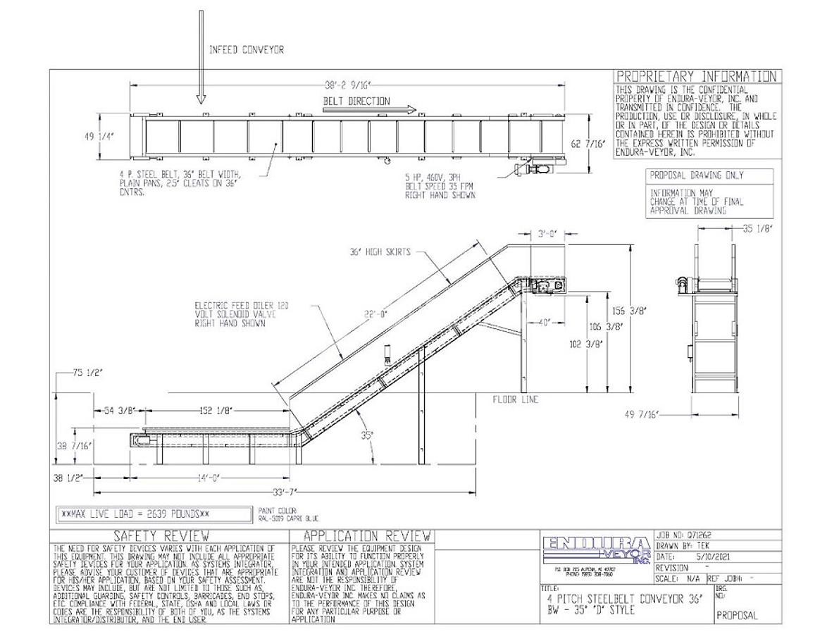 EnduraVeyor 4 Pitch Steel Belt
