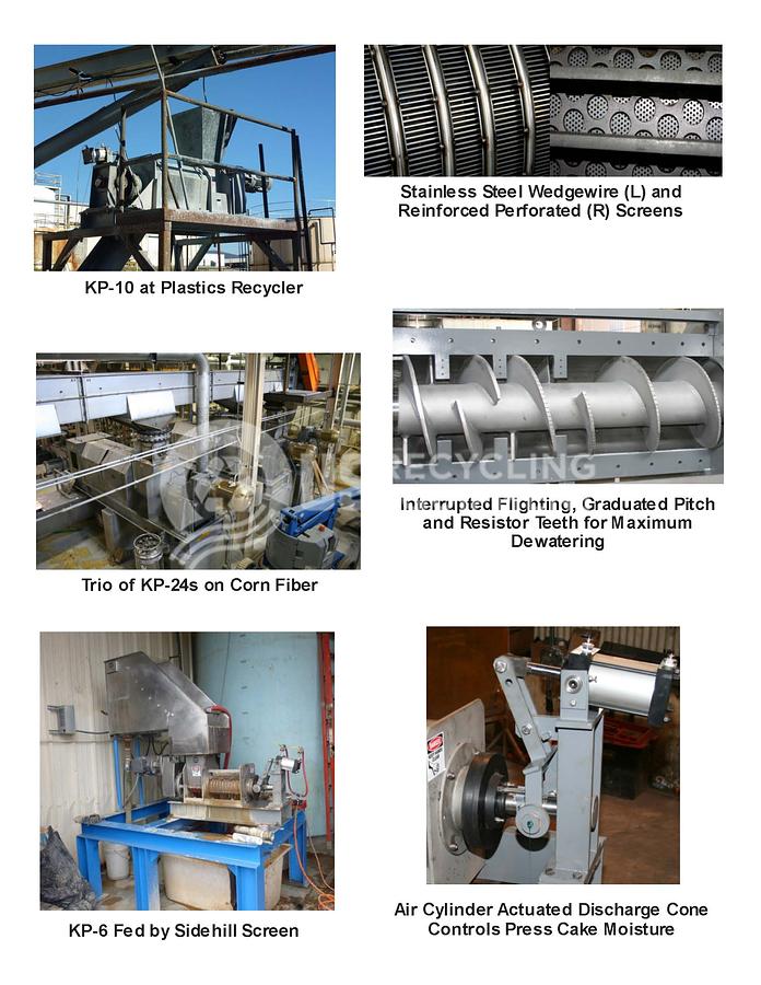 Used Vincent KP-10 Screw Press