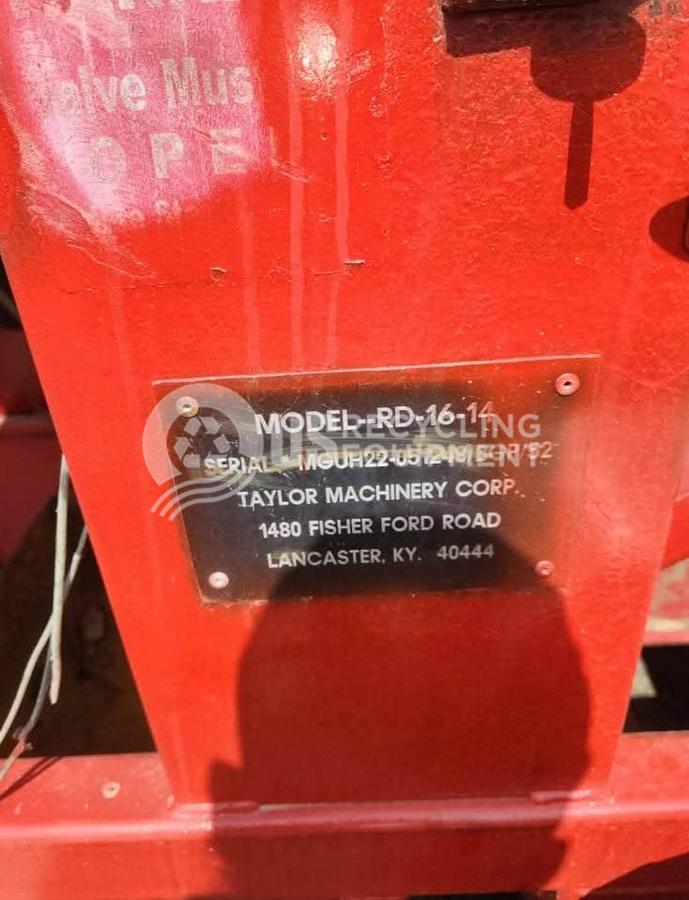 Refurbished Taylor Manufacturing RD-16-14 Can Baler