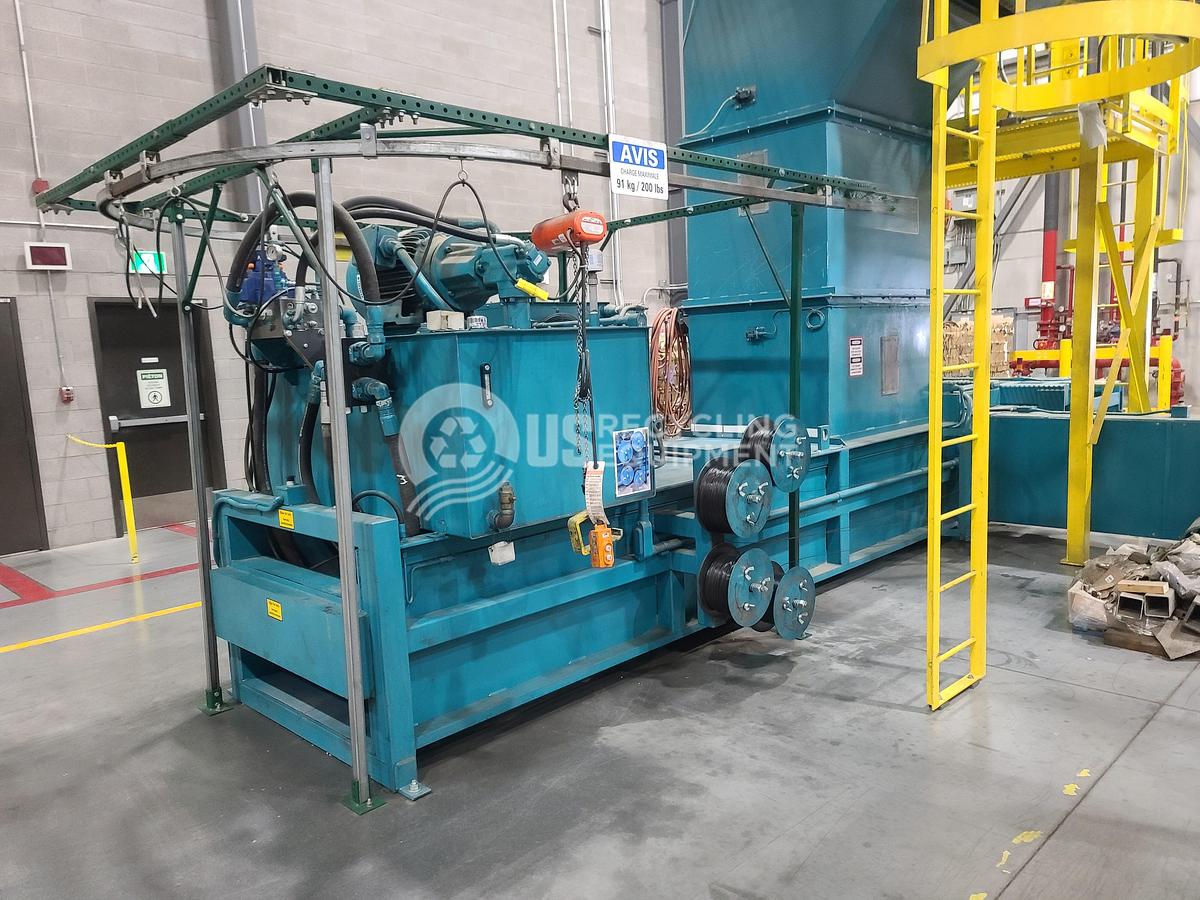 Used 2008 Maren SWSS-A8-AT-60R Wide Mouth Auto-Tie Shear Horizontal Baler