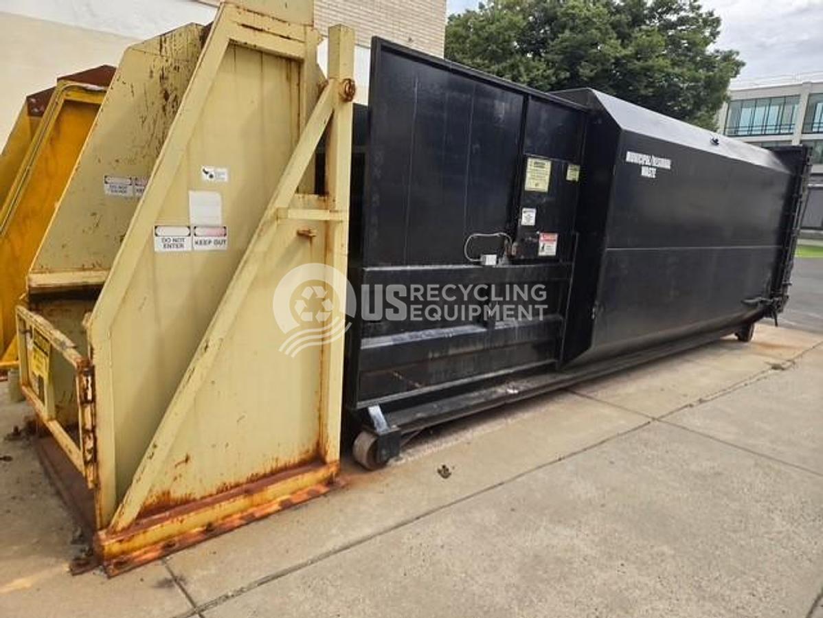 Used 2017 Wastequip Two (2) 265X Self Contained with cart tippers