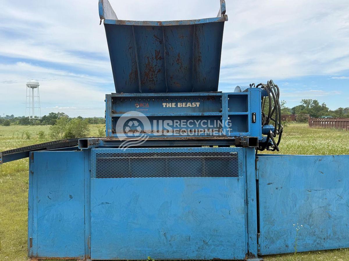 Used BCA ES2000 Beast Dual Shaft Shredder