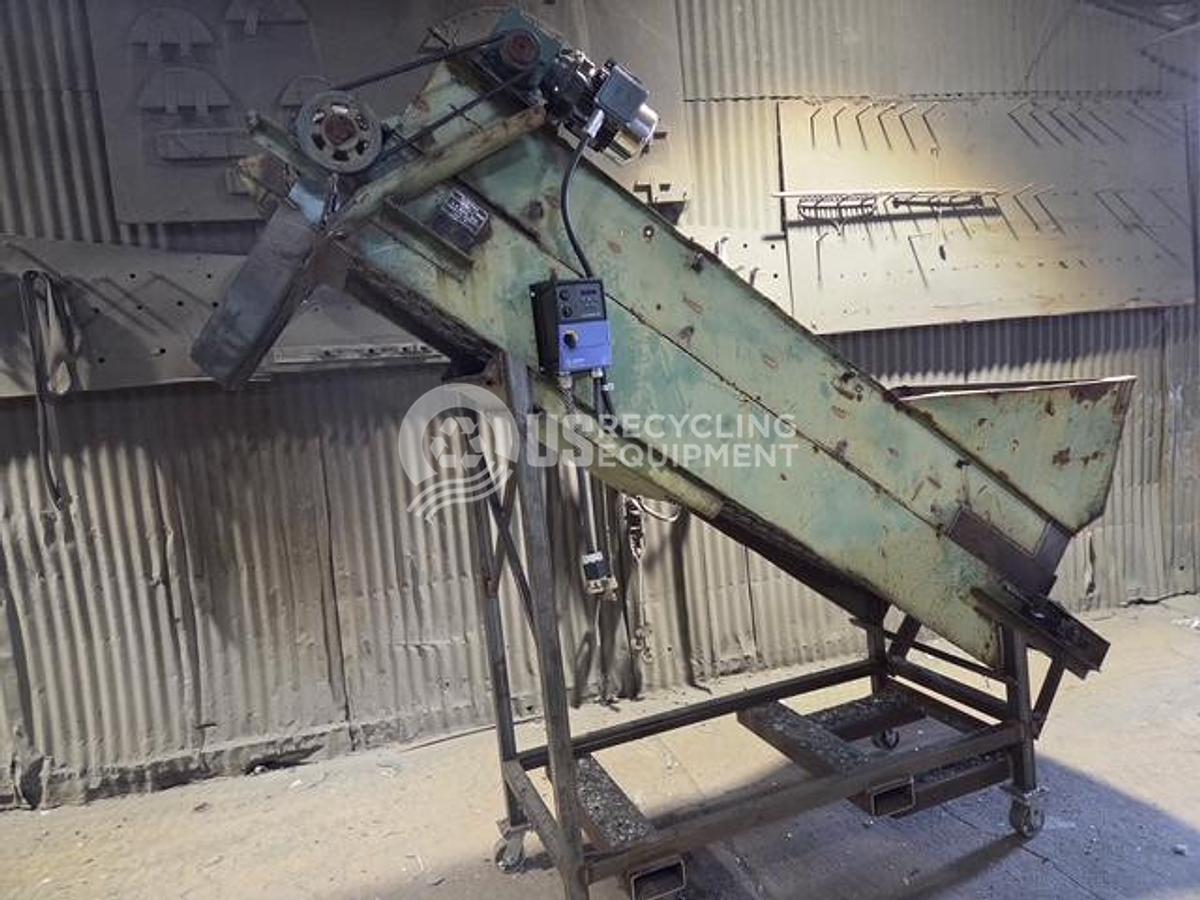Used Can Pak 21994 Incline Conveyor with Mag Head Pulley