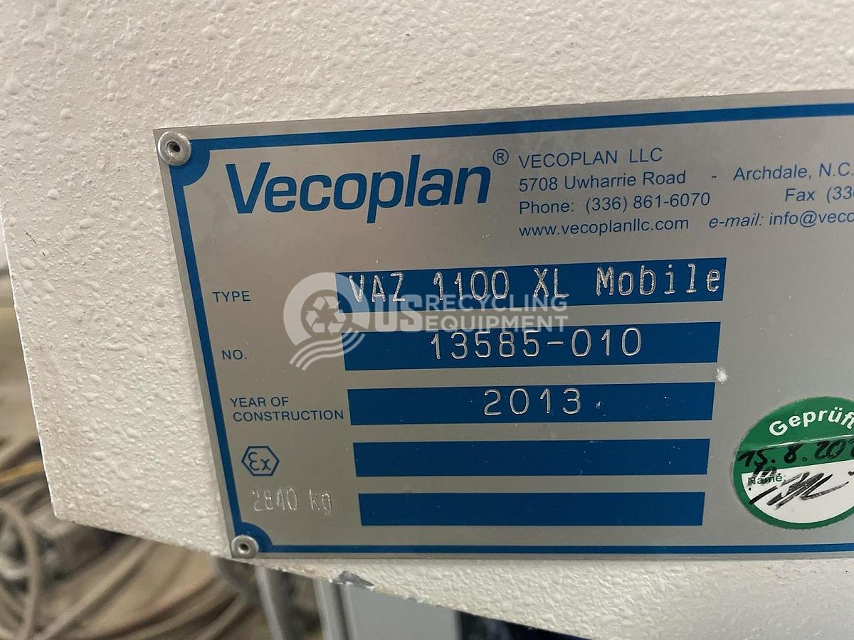 Used 2013 Vecoplan VAX 1100XL Mobile Single Shaft