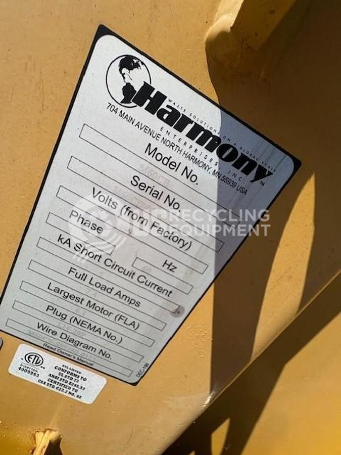 Used Harmony / JV Manufacturing Eight (8) 60" Vertical Balers