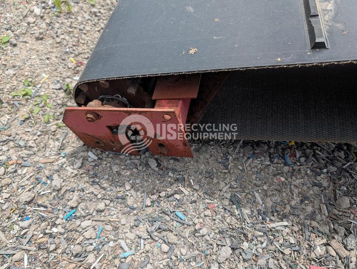 Used Unknown Manufacturer Used 12 inch x 12 foot Cleated Incline Conveyor