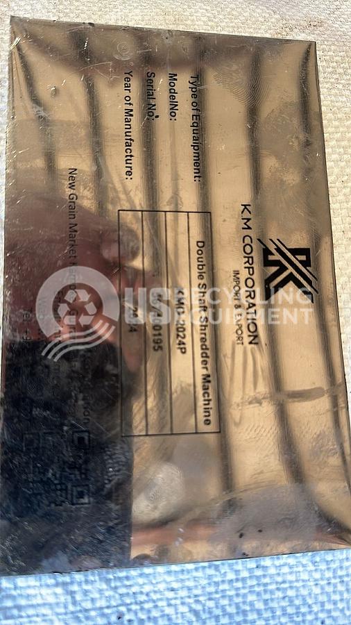 Used 2024 KM Corp KMC-2024P with 10' Discharge Conveyor