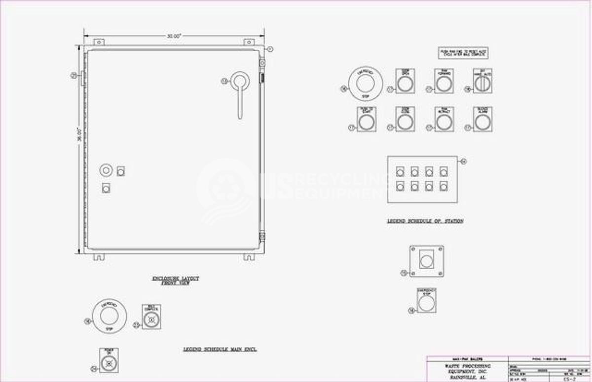 Refurbished 2006 Max Pak HCE 4272-60-8 Closed Door Horizontal