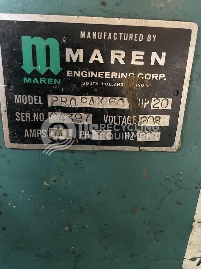 Used Maren Pro Pak 60 Horizontal